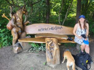 Wyrchgóra z psem – punkt widokowy nad Goleszowem
